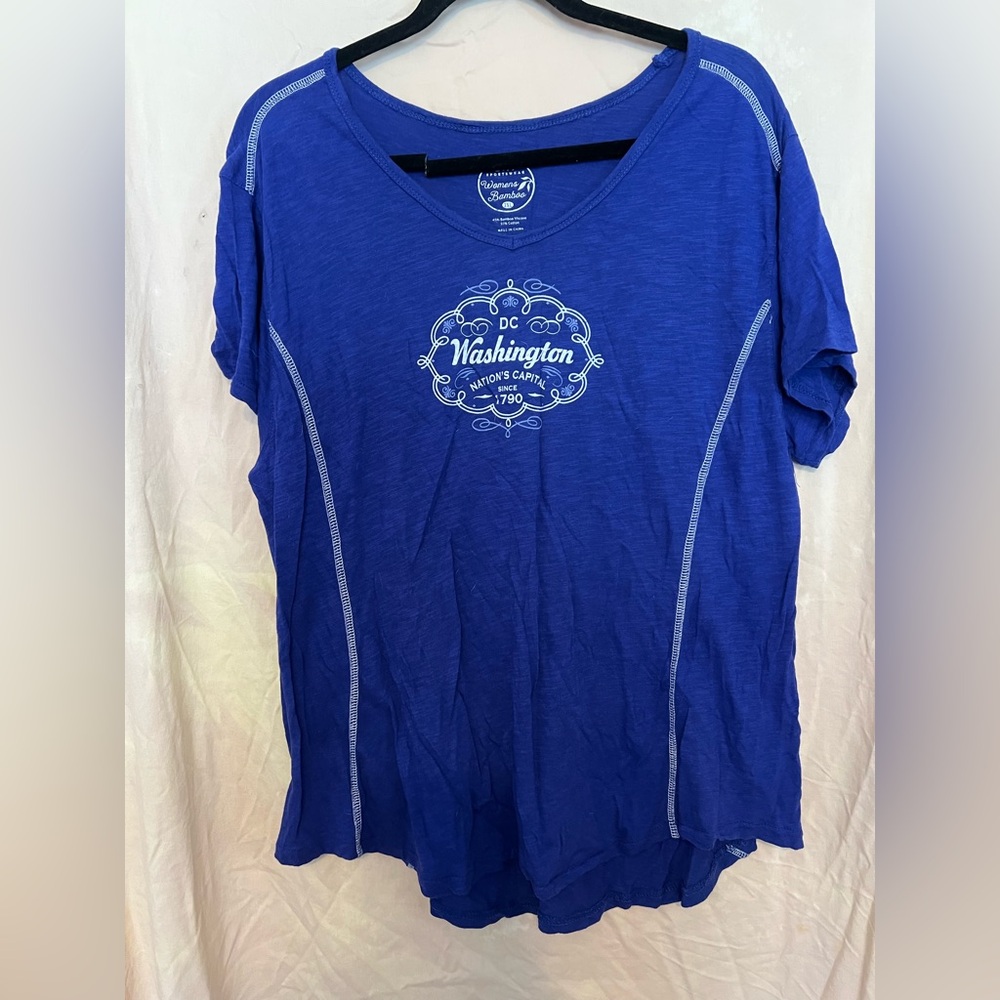 Mi Blue Graphic Short Sleeve Tee